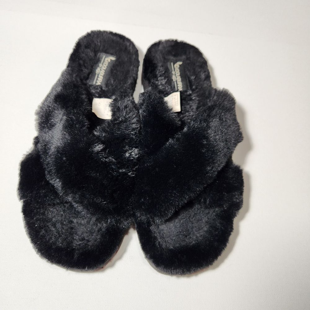 KOOLABURRA BY UGG Womens Size 8 CAMEAL SLIDE ‎ Black 1127481 Slippers